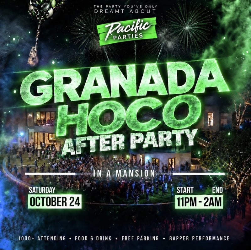 GRANADA HOCO AFTERPARTY Flyer