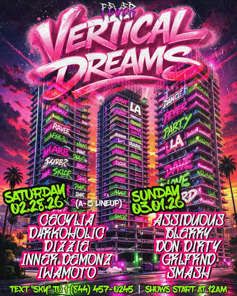 “VERTICAL DREAMS” 🩷: DAY 1 AFTERS Flyer