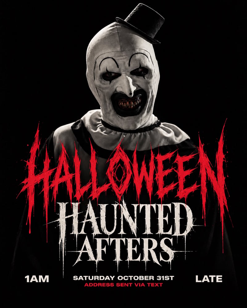 HAUNTED AFTERS Flyer