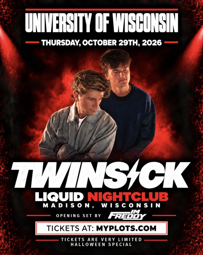 Twinsick live at Wisconsin University | 18+