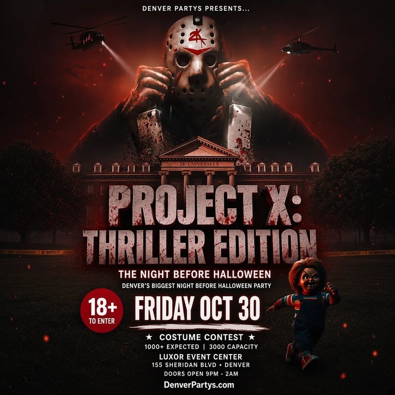 The Night Before Halloween Flyer