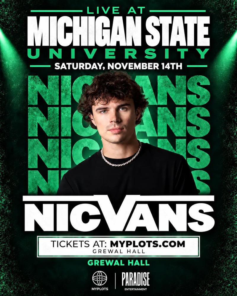 Nic Vans Live at Michigan State University