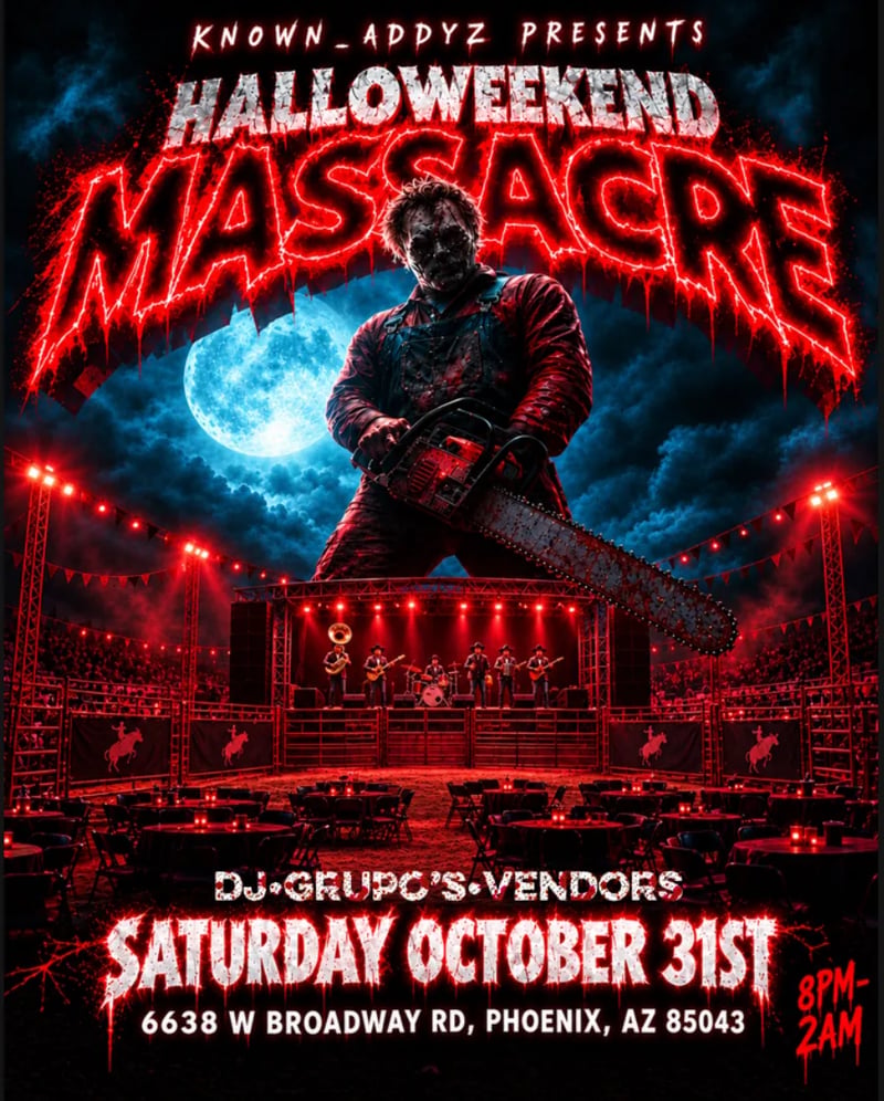 🩸 🎃 HALLOWEEKEND MASSCURE ☠️🔪 Flyer