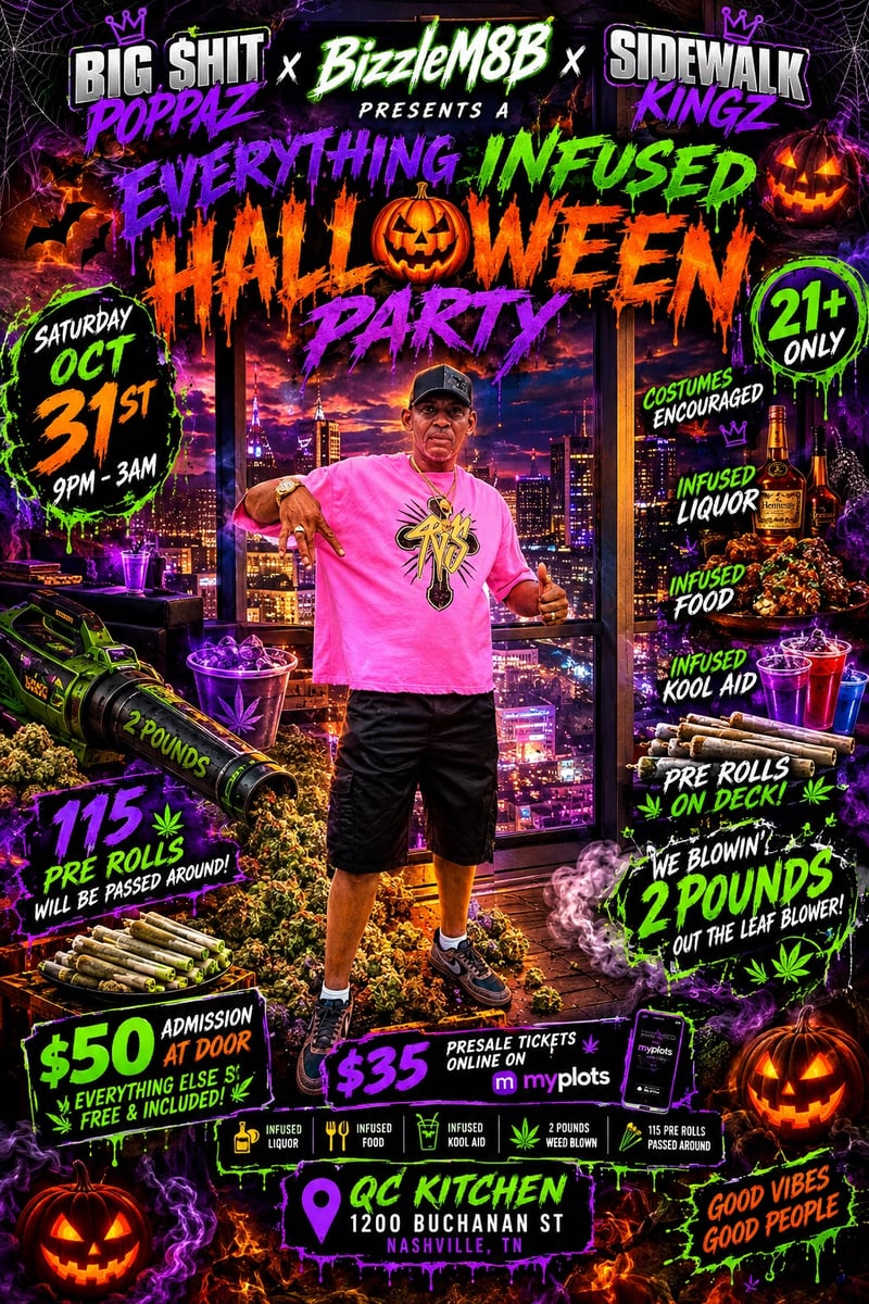 Everything Infused Halloween Party Flyer