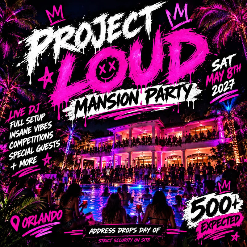 Project Loud Flyer