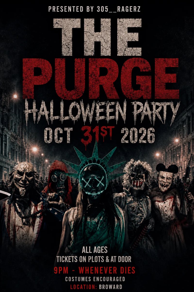 The Purge Flyer