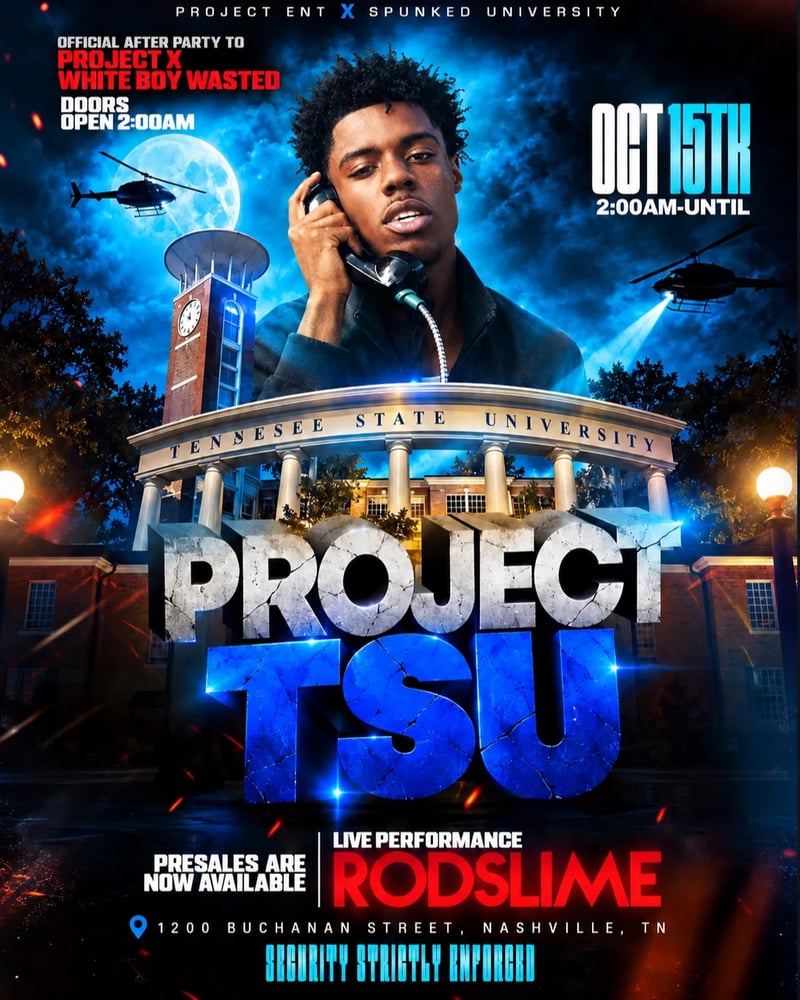RODSLIME TSU AFTERPARTY Flyer