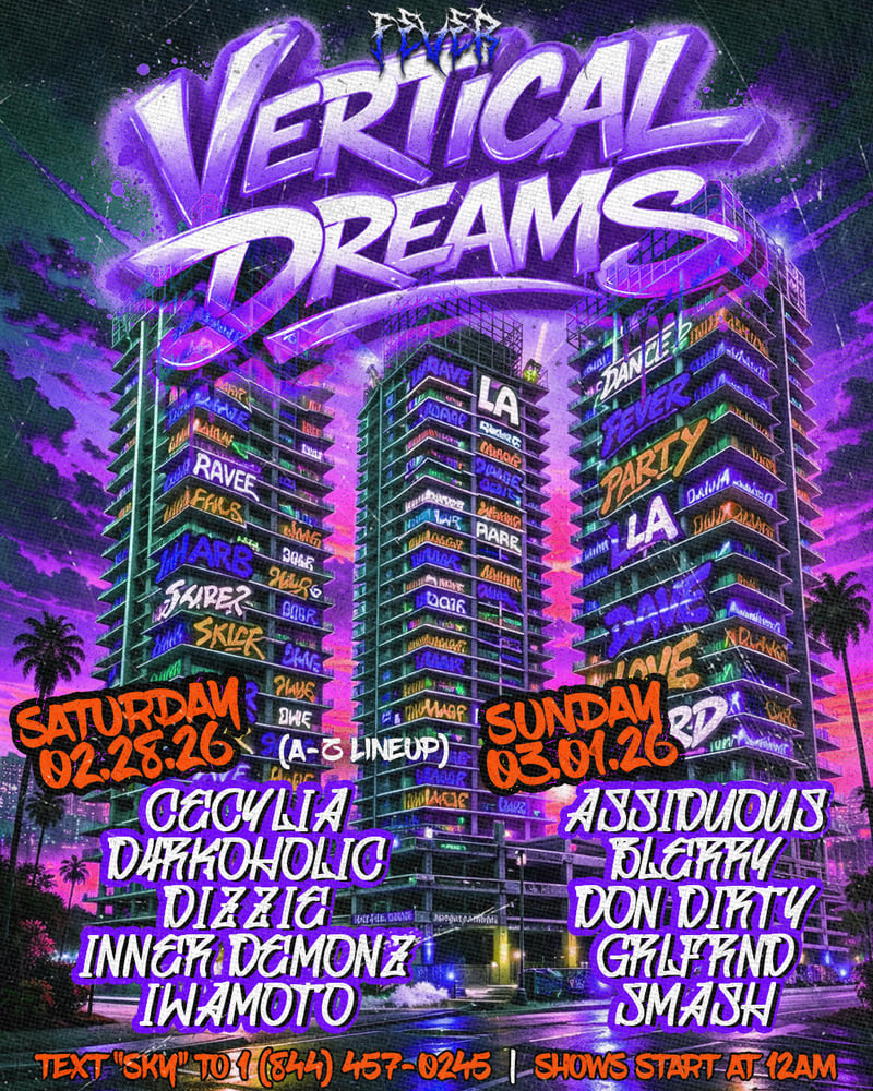 “VERTICAL DREAMS” 💙: DAY 2 AFTERS Flyer