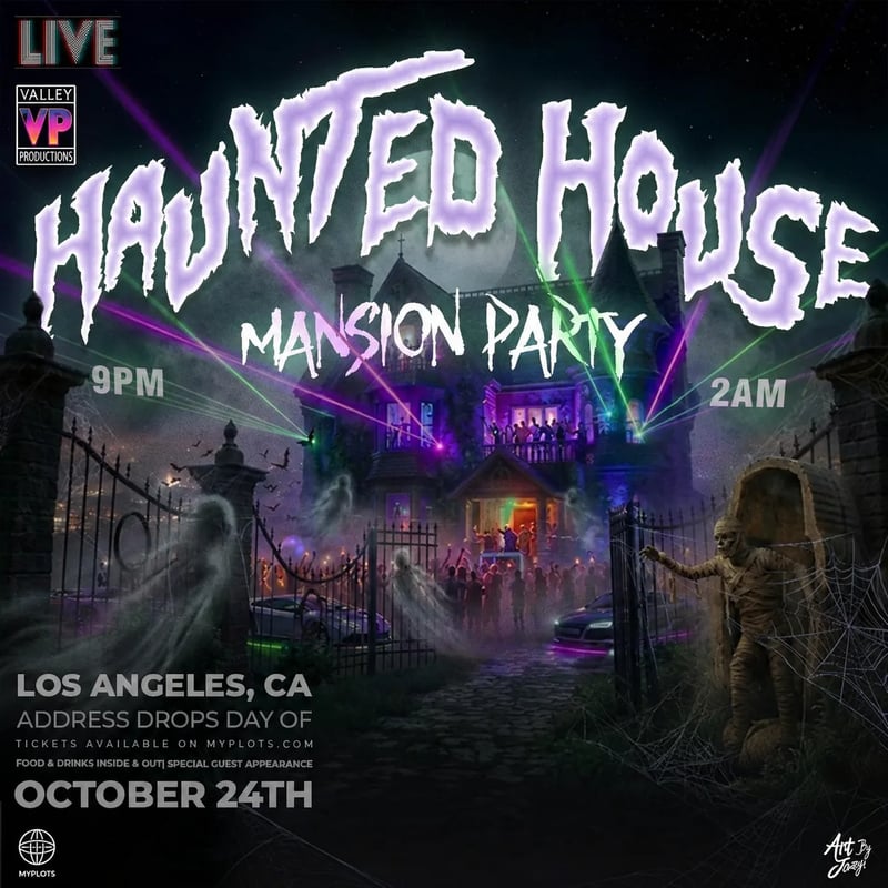 HAUNTED MANSION PARTY👻 Flyer