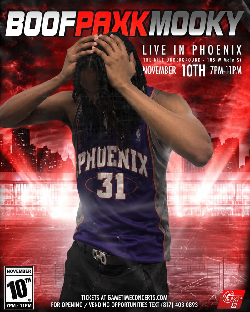 Buddah Live with BoofPaxkMooky in Phoenix! Flyer