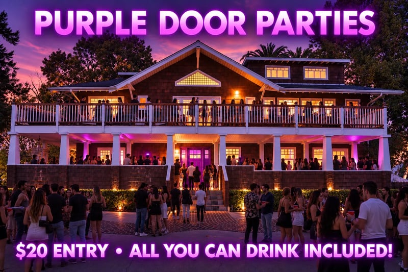 Mansion Party - Free Drinks all Night Flyer