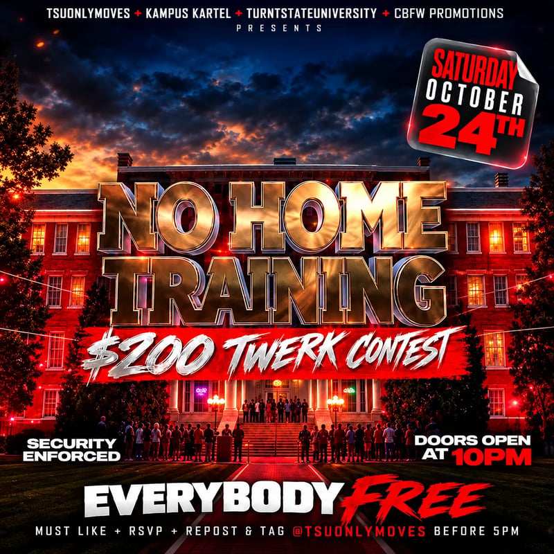 NO HOME TRAINING ❌🔥 Flyer