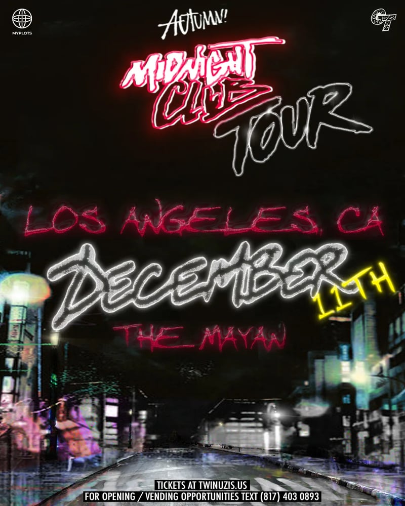 Autumn! Los Angeles Concert - All Ages Flyer