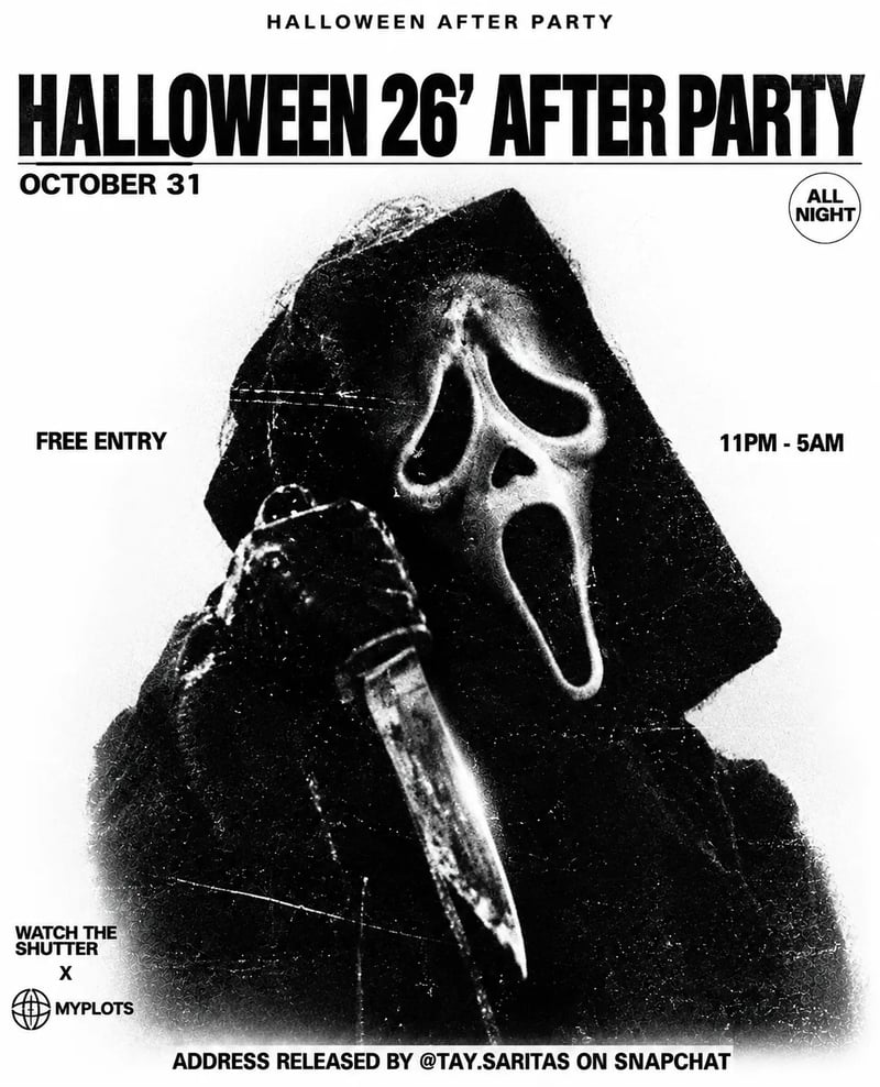 Halloween 26’ AFTER PARTY Flyer