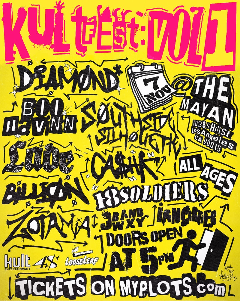 Kultfest Vol.1 ft. Diamond*, Boohavinn & more Flyer
