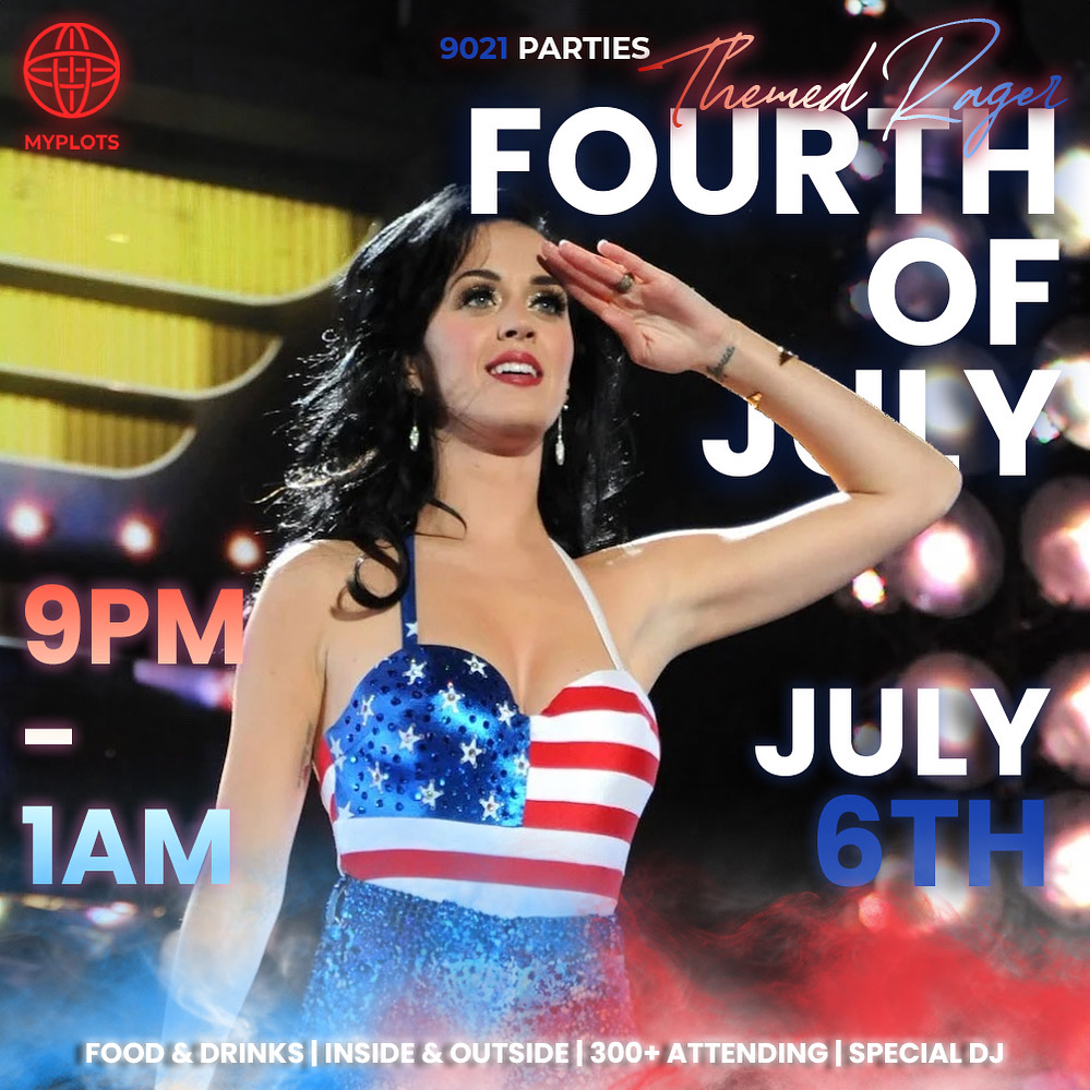 🎇 FOURTH OF JULY THEMED RAGER Flyer