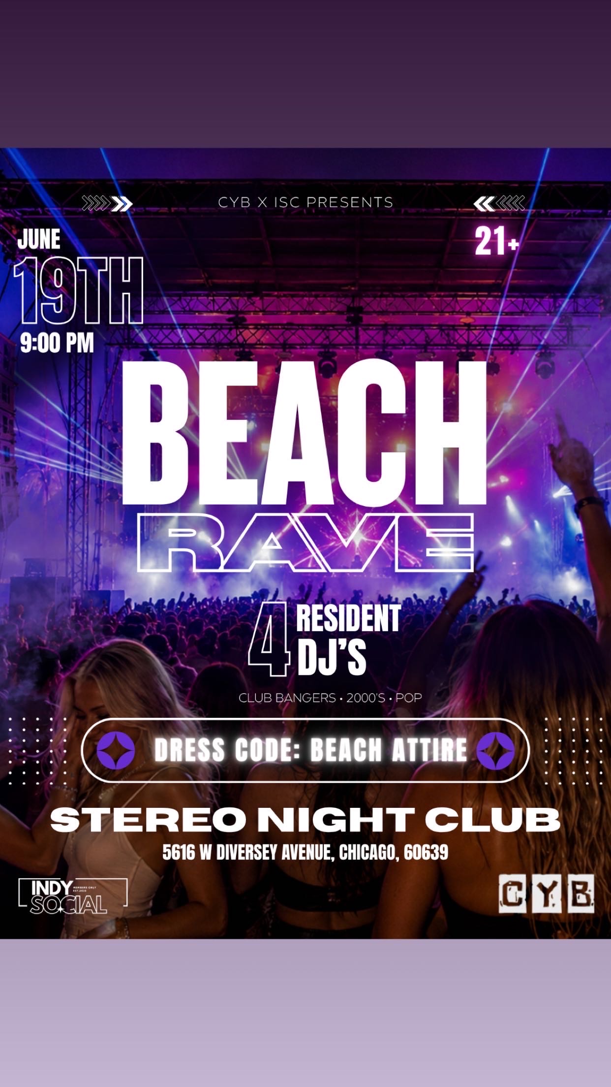 STEREO Chicago ☀️BEACH RAVE👙
