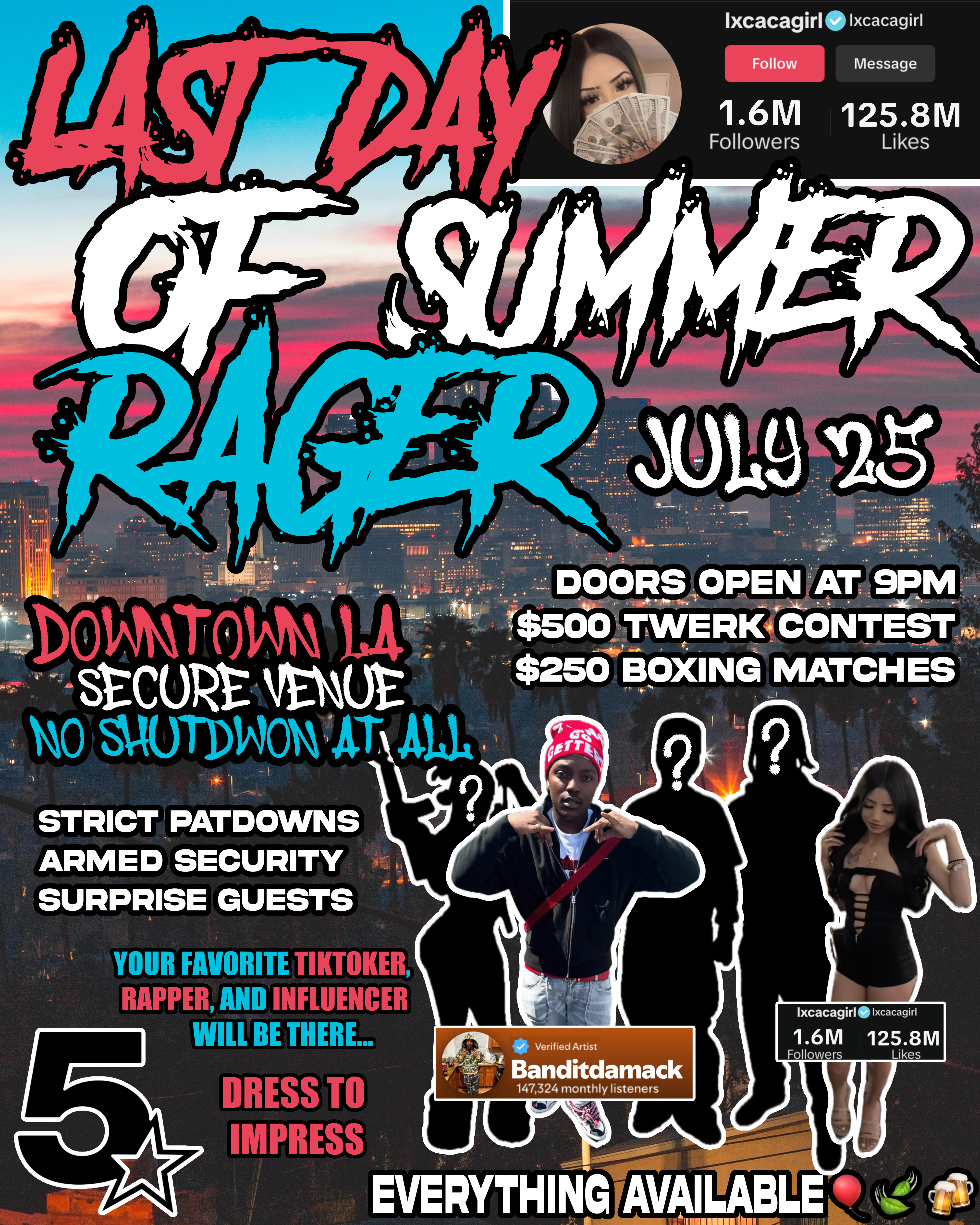 LAST DAY OF SUMMER RAGER Flyer