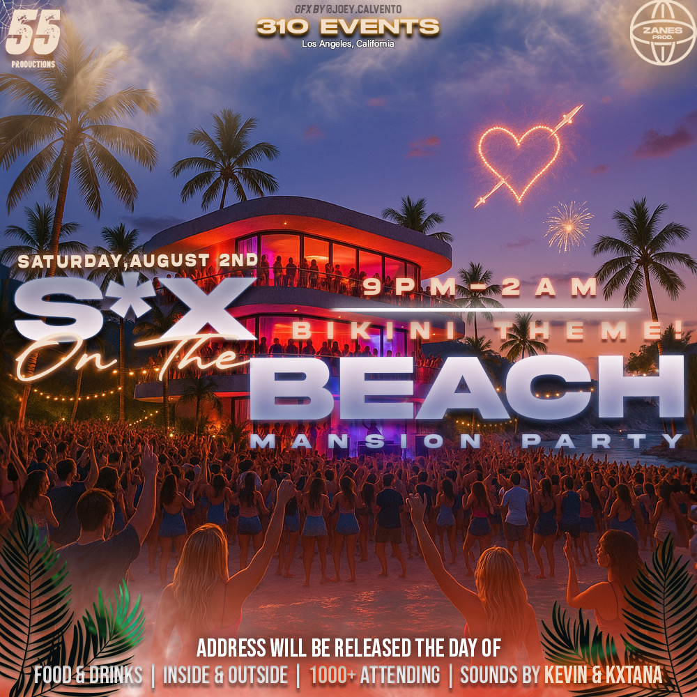 S*x On The Beach Mansion Party 🏖️🏡