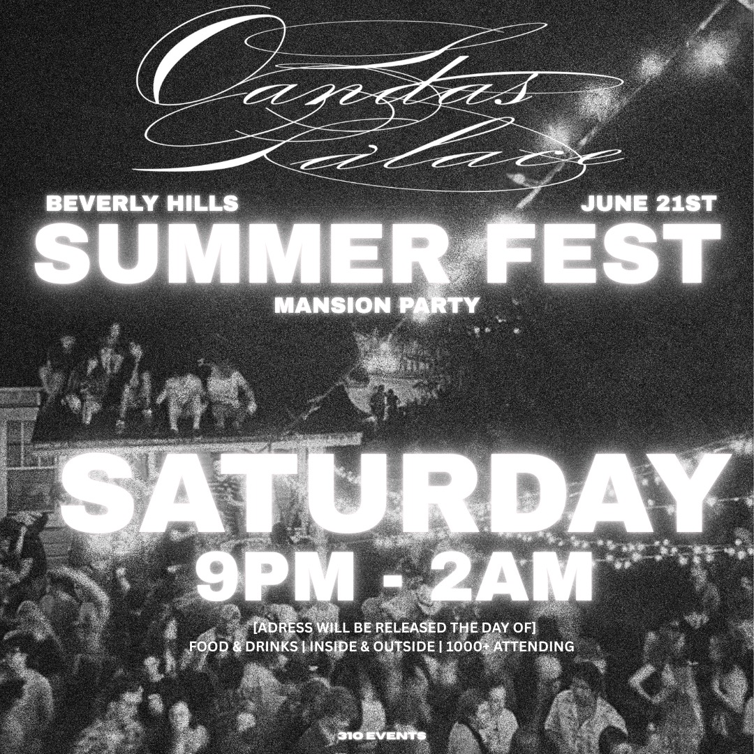 Summer Fest Beverly Hills Mansion Party ⭐️🏡