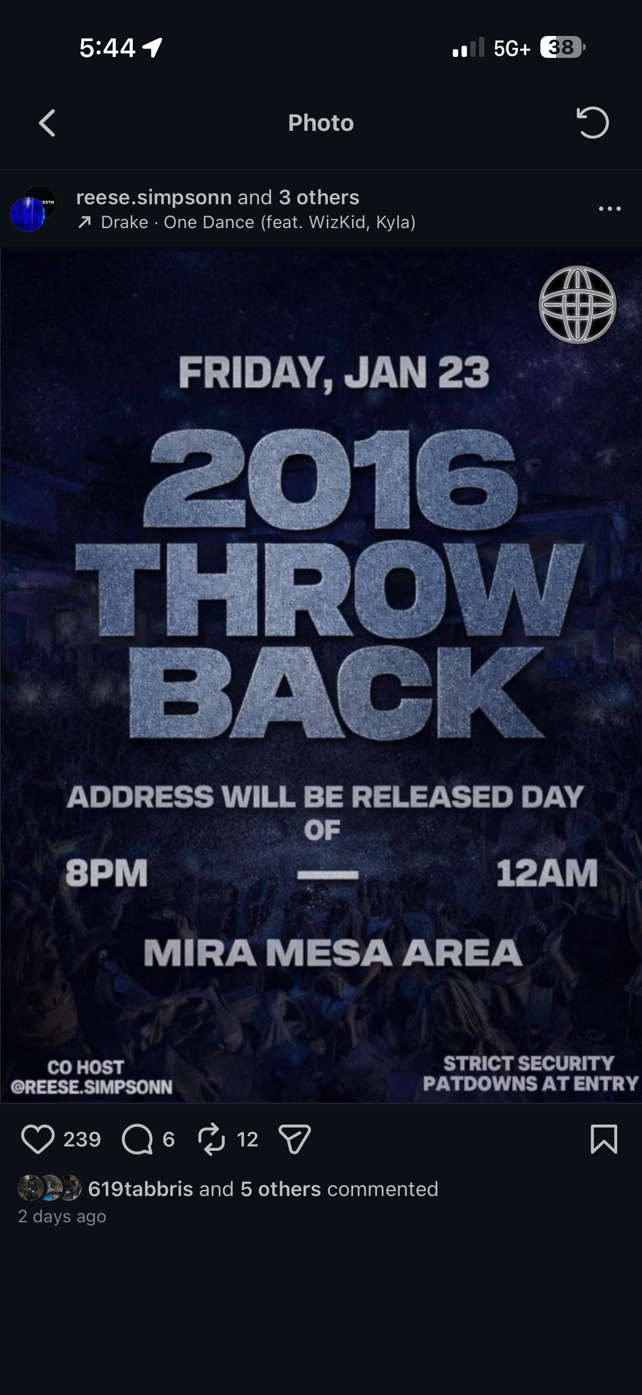 2016 THROWBACK PARTY 🎉