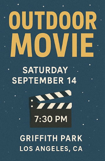 Outdoor Movie Night