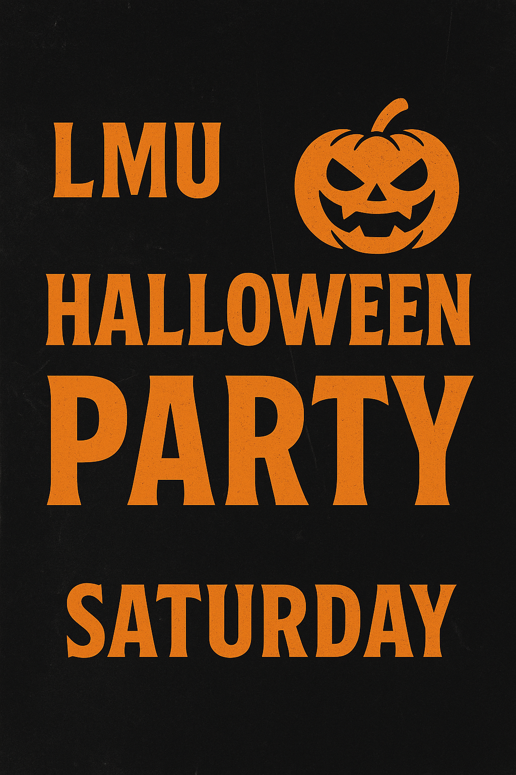 LMU Halloween Party