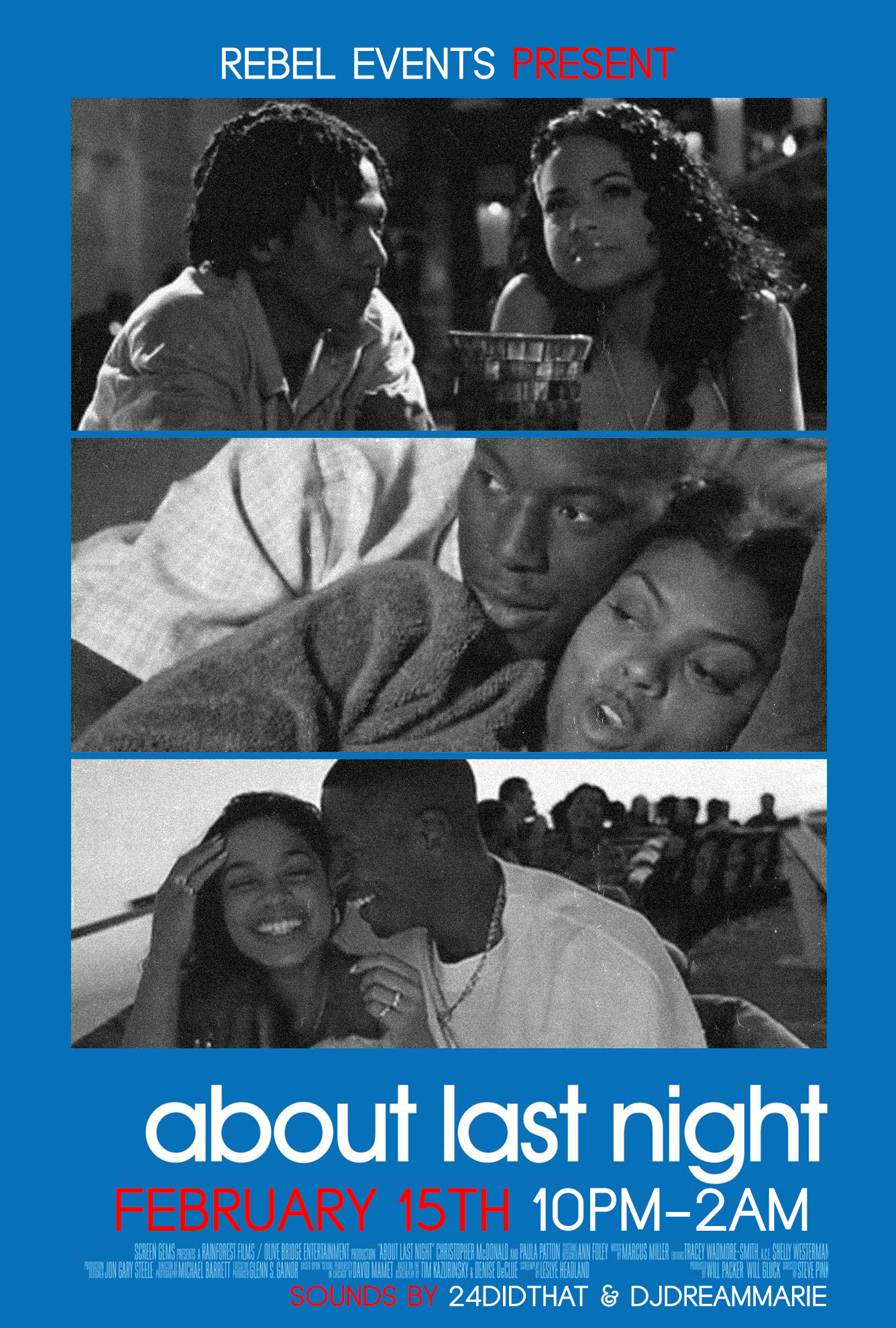 About Last Night Flyer