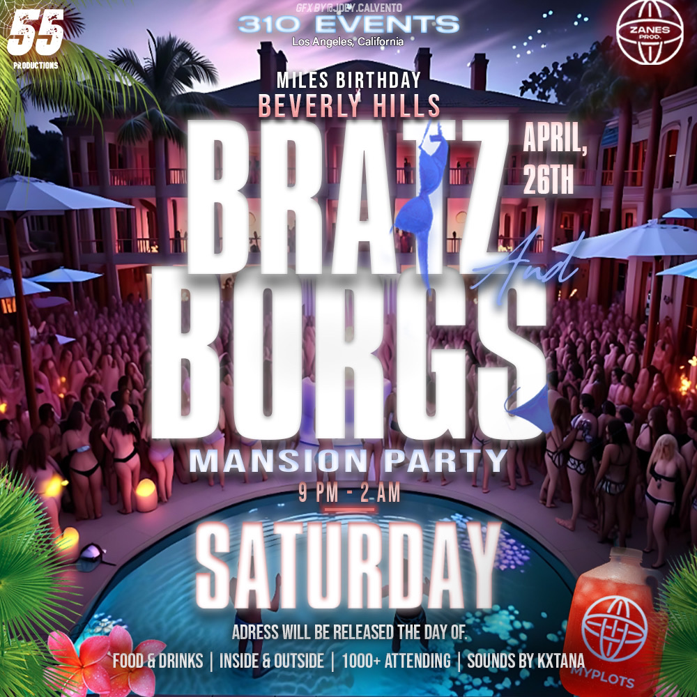 Bratz & Borgs Beverly Hills Mansion Party 💞🏡