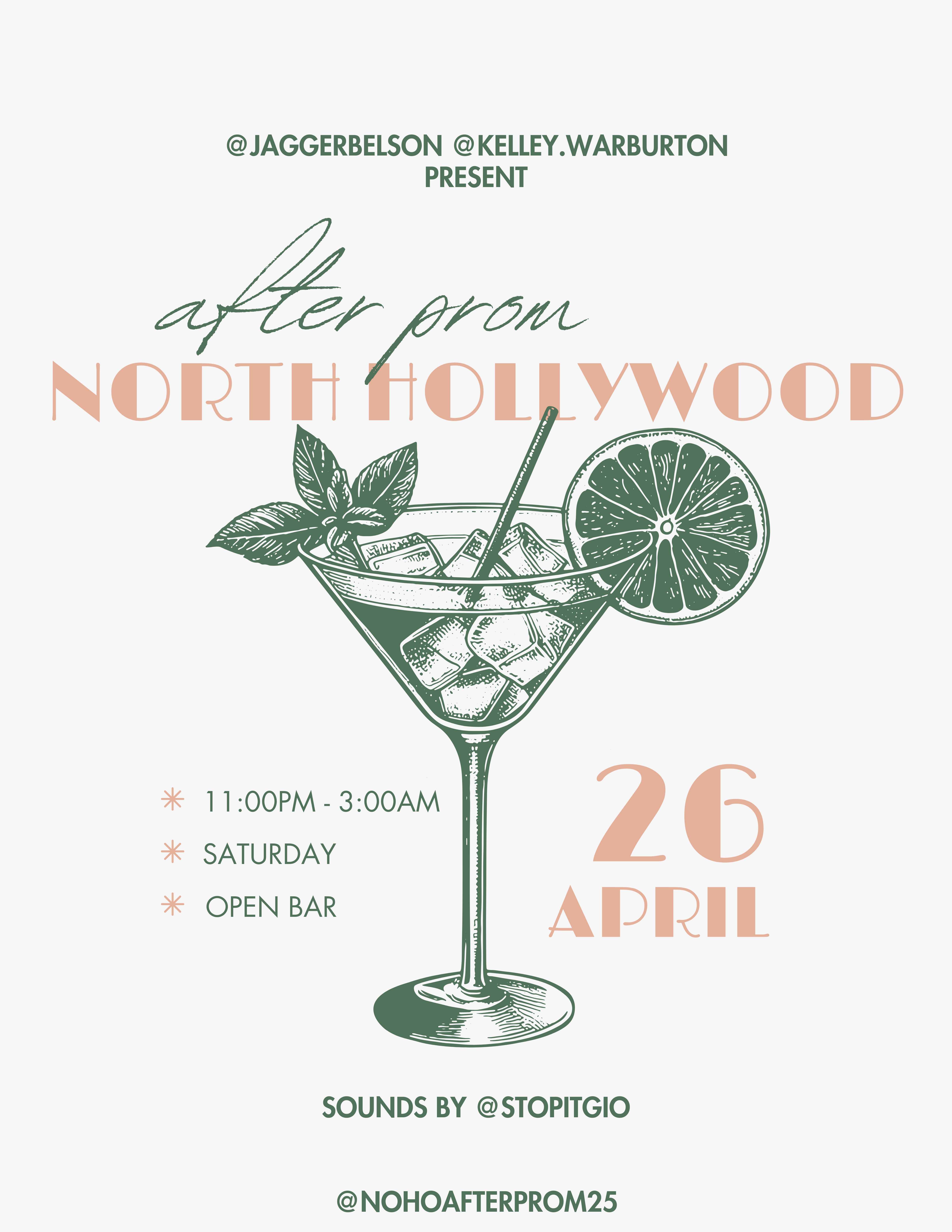 Noho After Prom Flyer