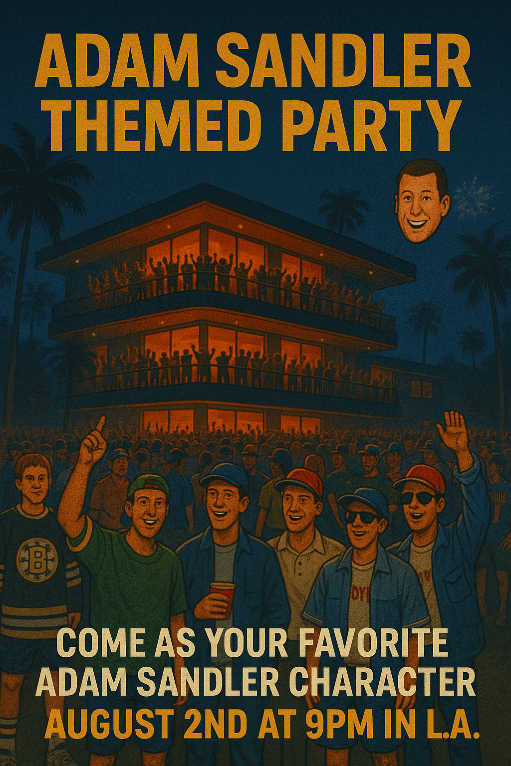 🧢 ADAM SANDLER THEMED RAGER 🎉